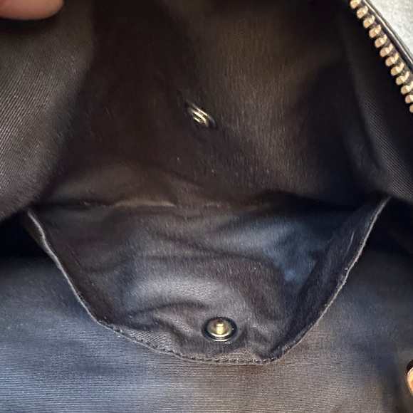 Coach Mae Black Pebbled Leather Large Crossbody File Bag - Picture 11 of 15